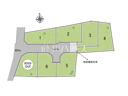 全体区画図　【沖縄市南桃原２丁目】
