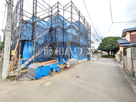 接道状況および現場風景　【東村山市秋津町４丁目】／撮影日2026/09/03