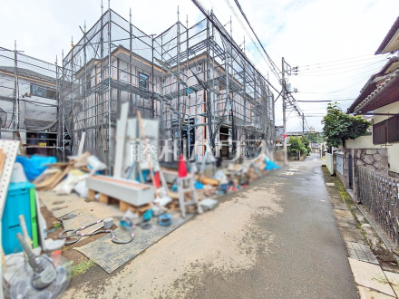 接道状況および現場風景　【東村山市秋津町４丁目】／撮影日2026/09/17