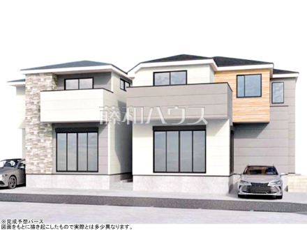 2・3号棟　完成予想図（外観）　【東村山市秋津町４丁目】