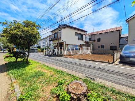 接道状況および現場風景　【東村山市萩山町３丁目】／撮影日2025/08/01