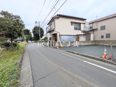 接道状況および現場風景　【東村山市萩山町３丁目】／撮影日2026/07/03