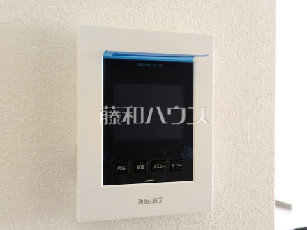 TVモニター付インターフォン　【新座市野火止３丁目】　防犯に役立つTVモニター付インターフォン
／撮影日2026/07/06
