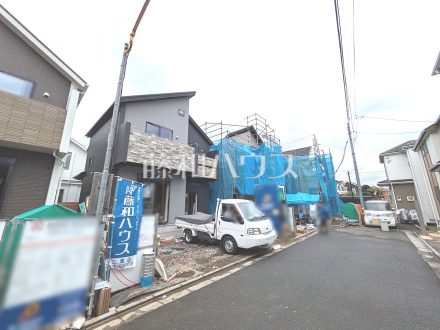 接道状況および現場風景　【調布市深大寺北町６丁目】／撮影日2026/09/10