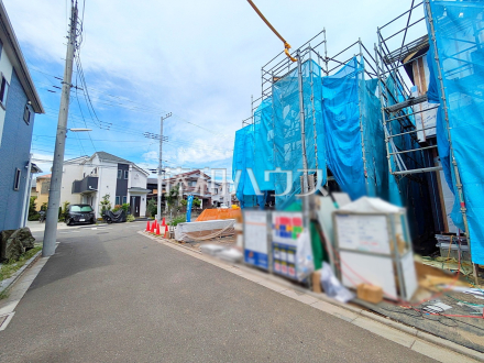 接道状況および現場風景　【調布市深大寺北町６丁目】／撮影日2026/08/28