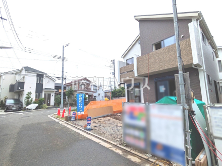 接道状況および現場風景　【調布市深大寺北町６丁目】／撮影日2026/09/10