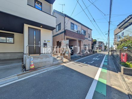 接道状況および現場風景　【朝霞市三原３丁目】／撮影日2026/10/08