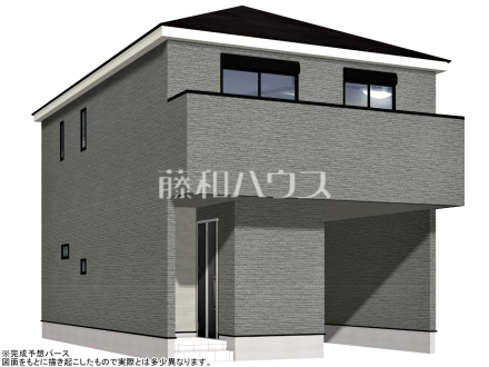 完成予想図（外観）　【春日井市篠木町４丁目】
お探しの物件に出会うためには、早めのご確認をオススメします。未完成の今のうちにぜひお問合せをお待ちしております。