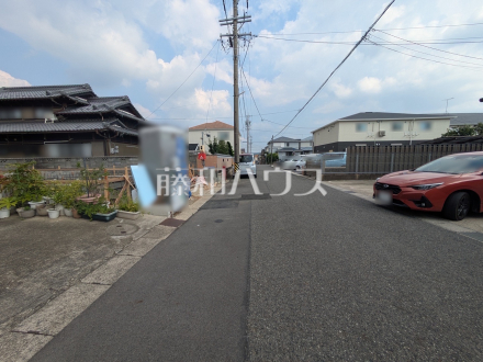 接道状況および現場風景　【春日井市篠木町４丁目】／撮影日2026/06/29