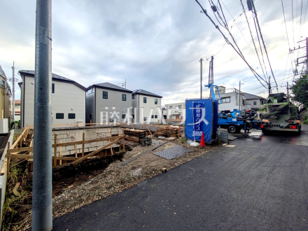 接道状況および現場風景　【府中市清水が丘２丁目】／撮影日2026/10/02