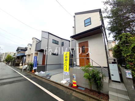 接道状況および現場風景　【府中市押立町５丁目】／撮影日2026/07/17