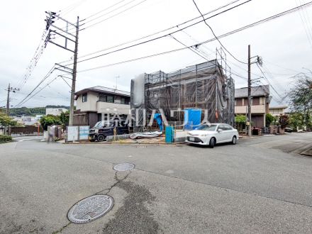 接道状況および現場風景　【八王子市東中野】／撮影日2026/09/11