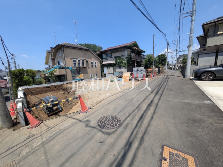 接道状況および現場風景　【東久留米市浅間町３丁目】／撮影日2026/07/23