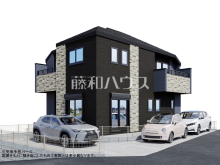 完成予想図（外観）　【東久留米市浅間町３丁目】