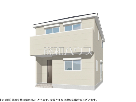 1号棟　完成予想図（外観）　【新座市新堀２丁目】／撮影日2026/07/09