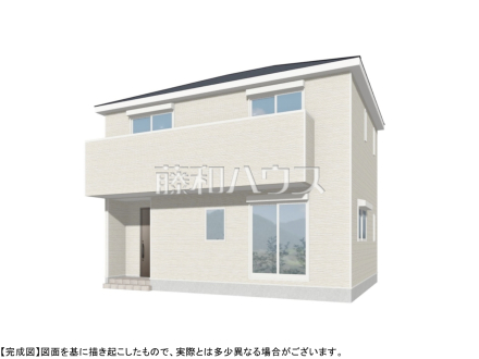 2号棟　完成予想図（外観）　【新座市新堀２丁目】