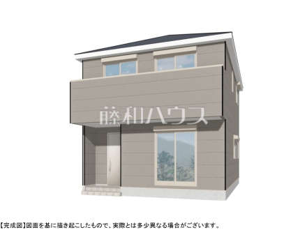 5号棟　完成予想図（外観）　【新座市新堀２丁目】
