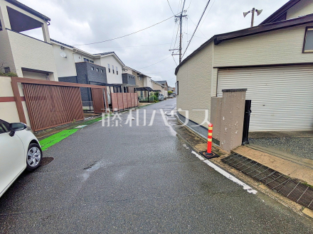 接道状況および現場風景　【福岡市早良区野芥７丁目】／撮影日2026/06/25