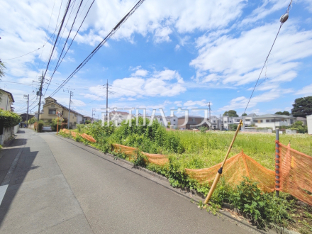 接道状況および現場風景　【調布市東つつじケ丘３丁目】／撮影日2026/06/06