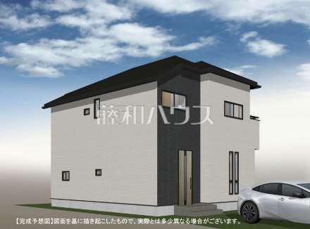 ≪完成予想図・外観パース≫    戸建住宅が立ち並ぶ住宅地。静かな時間の流れ。ゆっくりと傾きを変えていく陽の光が清楚な家々を色鮮やかに演出してくれます。 東久留米市新川町１丁目】　
[参考プラン] 
建物価格：1,800万円（税込）　建物面積：98.12m&sup2;