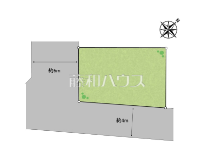 全体区画図　【中野区沼袋３丁目】
