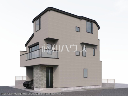 完成予想図（外観）　【中野区沼袋３丁目】
