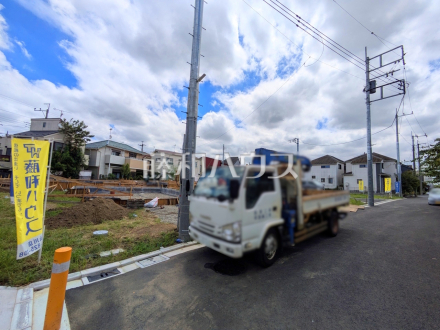 接道状況および現場風景　【狛江市駒井町３丁目】／撮影日2026/08/06