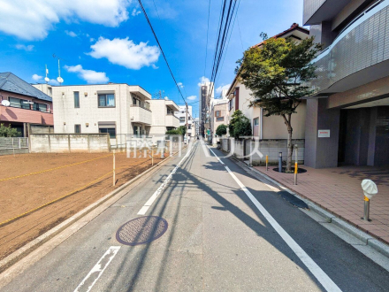 接道状況および現場風景　【西東京市ひばりが丘１丁目】／撮影日2026/07/15