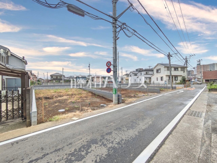 接道状況および現場風景　【日野市豊田３丁目】／撮影日2026/08/29