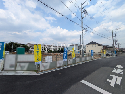 接道状況および現場風景　【日野市三沢】／撮影日2026/07/16