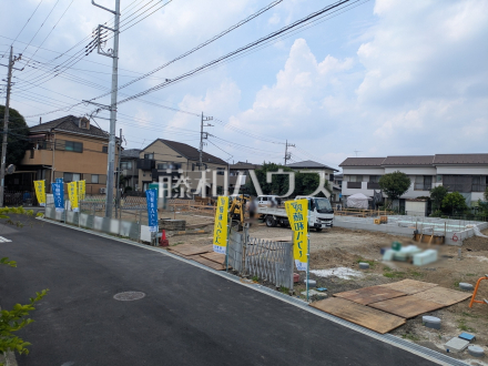 接道状況および現場風景　【日野市三沢】／撮影日2026/07/16
