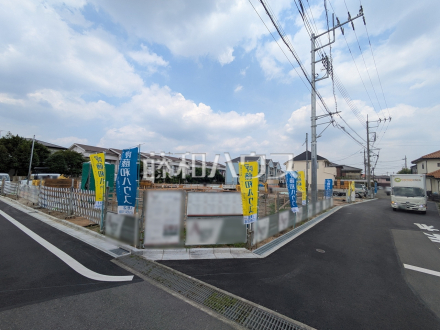 接道状況および現場風景　【日野市三沢】／撮影日2026/07/16