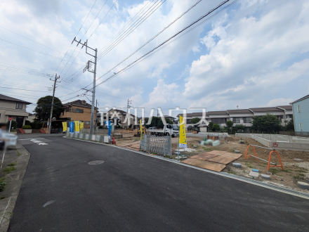 接道状況および現場風景　【日野市三沢】／撮影日2026/07/16