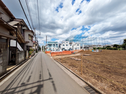 接道状況および現場風景　【新座市野寺５丁目】／撮影日2026/07/19