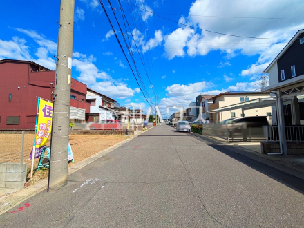 接道状況および現場風景　【春日井市森山田町】／撮影日2026/09/17