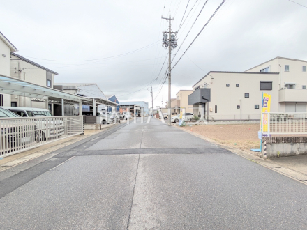 接道状況および現場風景　【春日井市森山田町】／撮影日2026/09/14