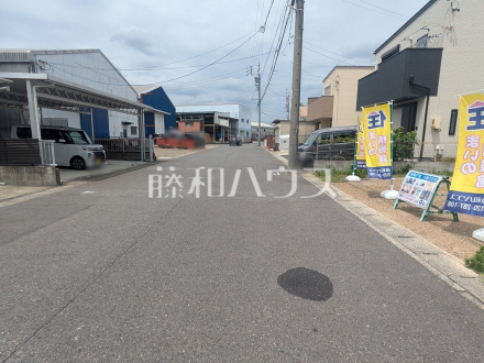 接道状況および現場風景　【春日井市森山田町】／撮影日2026/07/19