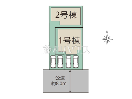 全体区画図　【春日井市森山田町】