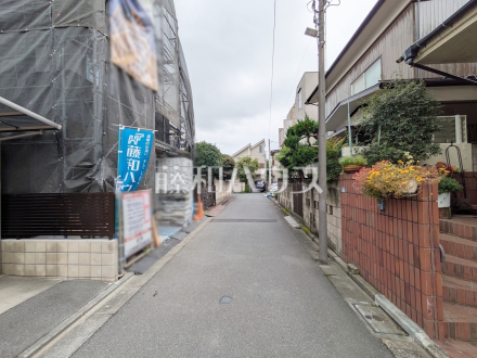 接道状況および現場風景　【中野区白鷺３丁目】／撮影日2026/09/10