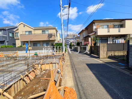 接道状況および現場風景 【杉並区高井戸西2丁目】/撮影日2026/09/25