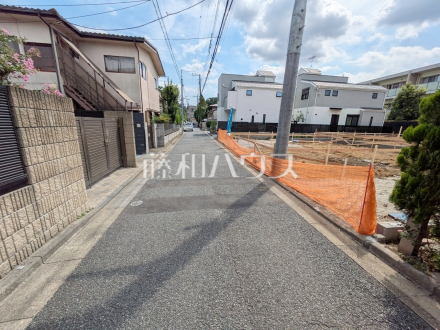 接道状況および現場風景　【杉並区高井戸西２丁目】／撮影日2026/08/20