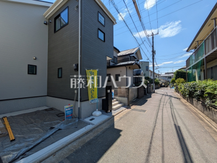 接道状況および現場風景　【練馬区関町南３丁目】／撮影日2026/08/25