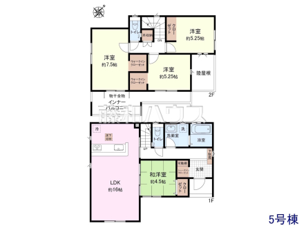 5号棟　間取図　【八重瀬町字安里】