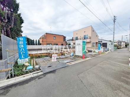 接道状況および現場風景 【三鷹市上連雀4丁目】/撮影日2026/10/02