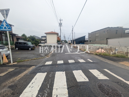 接道状況および現場風景　【春日井市中央通２丁目】／撮影日2026/09/10