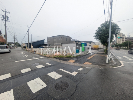 接道状況および現場風景　【春日井市中央通２丁目】／撮影日2026/09/10