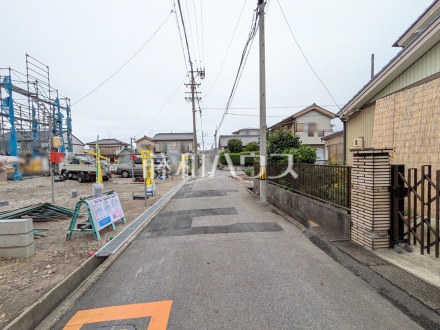 接道状況および現場風景　【春日井市上条町７丁目】／撮影日2026/09/10