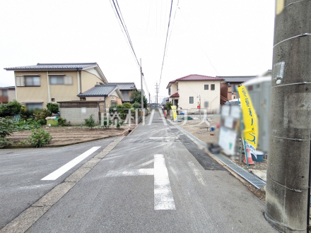 接道状況および現場風景　【春日井市上条町７丁目】／撮影日2026/09/10