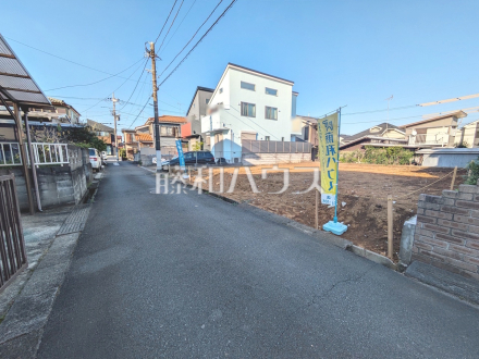 接道状況および現場風景　【八王子市散田町２丁目】／撮影日2026/10/08