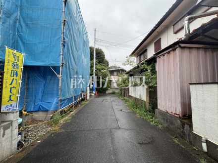 接道状況および現場風景 【日野市落川】/撮影日2026/08/29